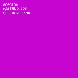#C605D0 - Shocking Pink Color Image